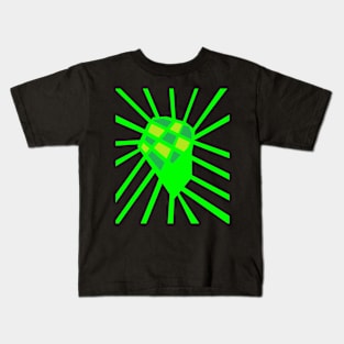 Cool Green Shape Kids T-Shirt